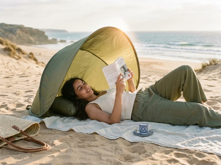 Lifestyle — moment de lecture sous LUMEA
